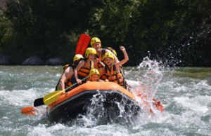 Rafting niños Pirineo Aragones